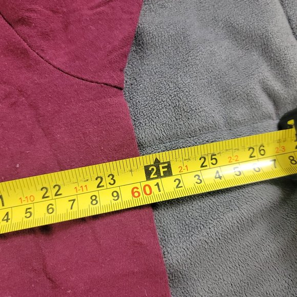 Columbia Mens XL Dark Red Logo Graphic Tshirt Sunset Mountain Short Sleeve - Picture 7 of 9